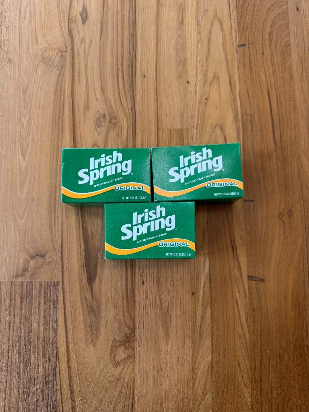 Irish Spring Bar Soap Old Formula No Linseed 4oz Bars - Lot Of 3